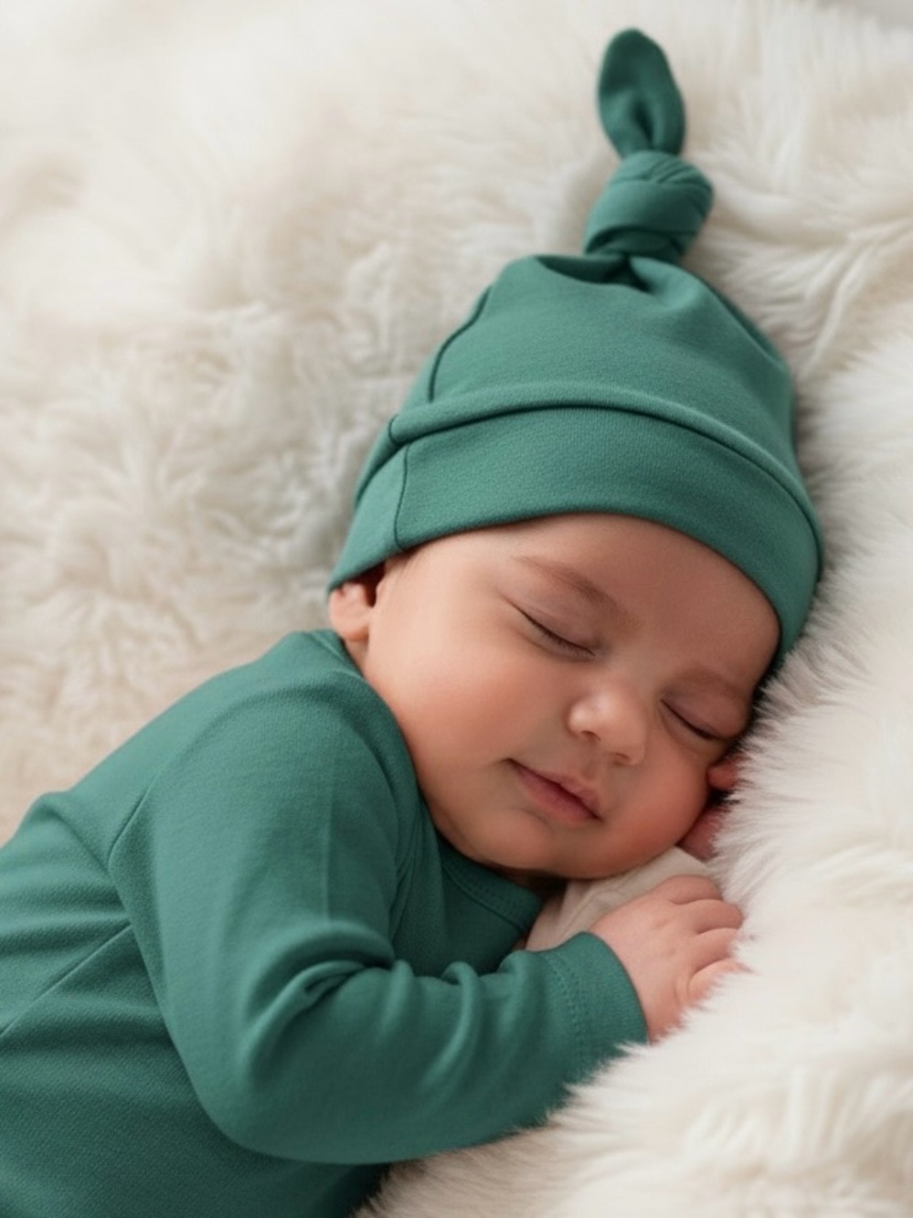 3/$9 NWOT American Apparel Organic Cotton Baby Hats - Green